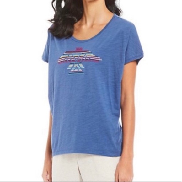 Pendleton Bird Stitch Short Sleeve Tee Shirt - L - Picture 5 of 12